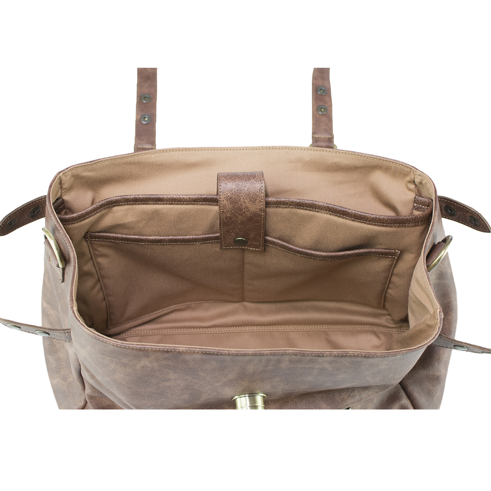 Distressed Brown Leather Satchel Handbag - Laptop Bag | Laroll Bags